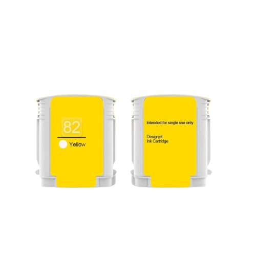 LQNXAVUD Kompatible Tintenpackridge 10 Pack Kompatibel mit DesignJet 500 500Ps Plus 800 800Ps 815 MFP 820 MFP Drucker Arbeiten wie C4844a(82-Y-1PC) von LQNXAVUD