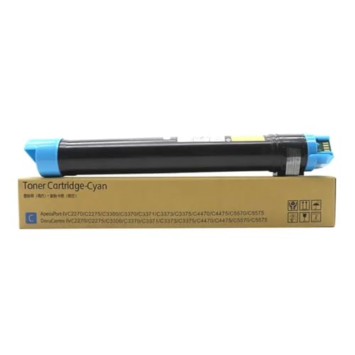 LQNXAVUD Kompatible Tonerpatrone WC7525 C7525 Kompatibel mit WorkCentre 7525 7530 7535 7545 7556 7830 7835 7845 7855 Farbpulver Kopierer Ersatz(006R015012-C) von LQNXAVUD