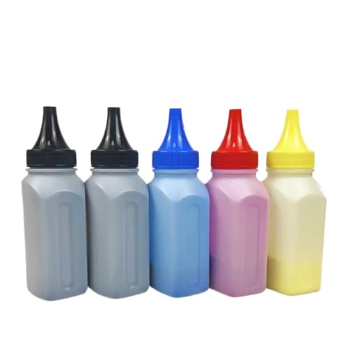 LQNXAVUD Kompatible Tonerpulver -Nachfüllung Kompatibel mit MC250 C250FW C250H C250FWB Drucker Arbeiten mit P C301 C301W PC301 PC301W -Patronen(1 Set and 1BK) von LQNXAVUD