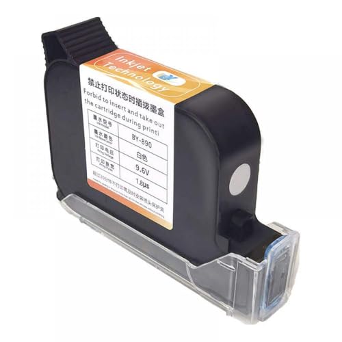 LQNXAVUD Universelle Tintenpatronen 25. 4 mm Durchmesser kompatibel mit Handheld -Tintenstrahldruckern Schwarz weiß Rotblau(Black) von LQNXAVUD