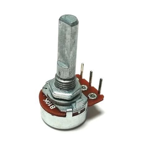 Drehpotentiometer, Potentiometer 1 Stück WH148 16 Typ 3 Pins Fuß Vertikale Vorderseite Carbon Film B10k 25mm Halbwelle Drehpotentiometer, Potentiometer 1 Stück WH148 16 Typ 3 Pins Fuß Vertikale Vorderseite Carbon Film B10k 25mm Halbwelle von LQRCTRY