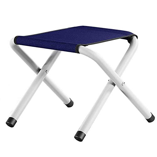 LQRCTRY Campingstuhl, Klappbarer Campinghocker, tragbar, 34 x 33 x 33 cm, Mehrfarbig(Blue#a) von LQRCTRY