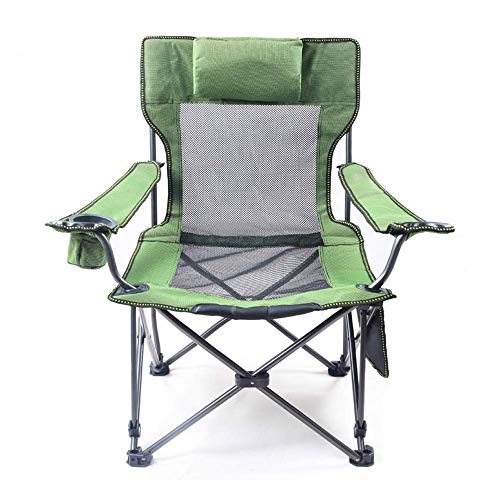 LQRCTRY Campingstuhl, Klappstuhl Camping Tragbar mit Armlehne Getränkehalter Tragetasche Abnehmbare Kopfstütze Fußschwamm LQRCTRY Campingstuhl, Klappstuhl Camping Tragbar mit Armlehne Getränkehalter Tragetasche Abnehmbare Kopfstütze Fußschwamm von LQRCTRY