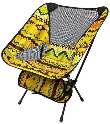 LQRCTRY Campingstuhl, Tragbarer, klappbarer Campingstuhl Gelb 57x35x65cm LQRCTRY Campingstuhl, Tragbarer, klappbarer Campingstuhl Gelb 57x35x65cm von LQRCTRY