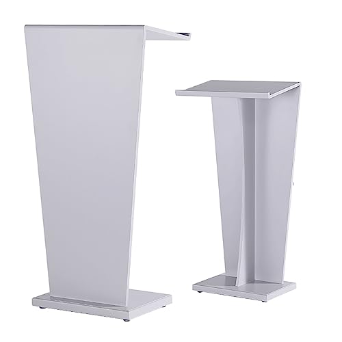 LQRCTRY Podium, Moderner MDF-Podest-Standtisch fürs Büro(Light Grey) von LQRCTRY