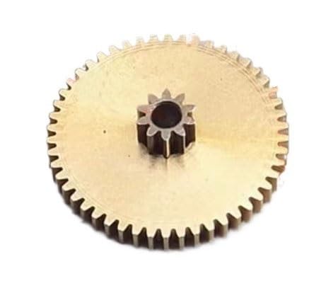 Ritzel, Motorritzel, Miniatur-Kupferzahnräder, mehrere Größen, 2 Stück(0.2m 10t+0.2m 50t) von LQRCTRY