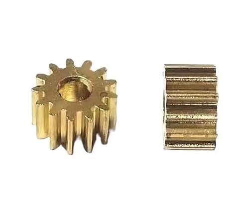 Ritzel, Motorritzel 0,25 Modul 12 Zähne Messing 10er-Packung Mehrere Bohrungsdurchmesser Mehrere Dicken(12T*3.5 * 0.98 * 3mm) von LQRCTRY