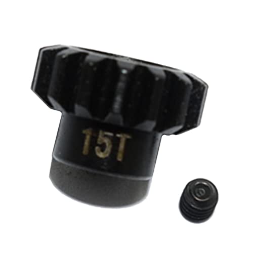 Ritzel, Stahlmotor-Stirnradgetriebe 9T-15T 32DP 3,175 mm Bohrung 10 mm Höhe(15T) von LQRCTRY