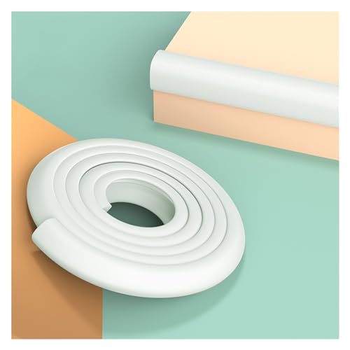 Schaumstoff-Sicherheitsstreifen, Schaumstoff-Sicherheitsstreifen for Möbel und Treppen, for Abziehen und Aufkleben, Mehrfarbig, mehrere Größen(White,5m/16.4ft) von LQRCTRY