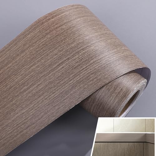 Selbstklebende Fußleiste, 1pc selbstklebende PVC-Holzmaserung Reparatur Aufkleber for Türrahmen Fensterabdeckung(C,60cmx5m) von LQRCTRY