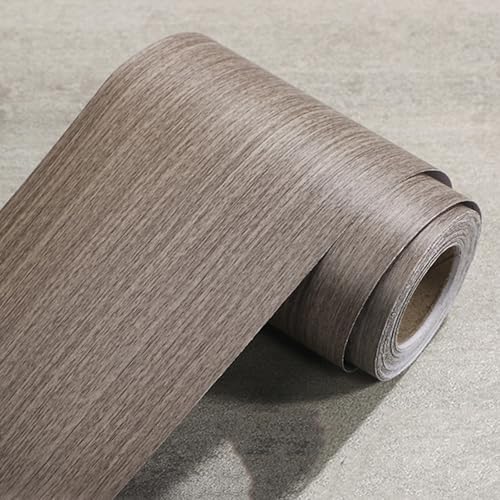 Selbstklebende Fußleiste, Selbstklebender Türrahmen-Randaufkleber mit Holzmaserung, mehrere Größen, 10–80 cm x 5 m(C,30cmx5m) von LQRCTRY