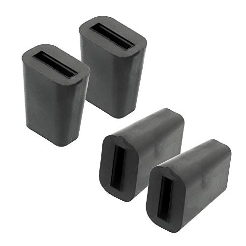 LQS Küchenspüle Rack Füße 4er Pack, schwarze Gummifüße für Spülbeckengitter, Ersatz für LQS Küchenspüle Rack von LQS