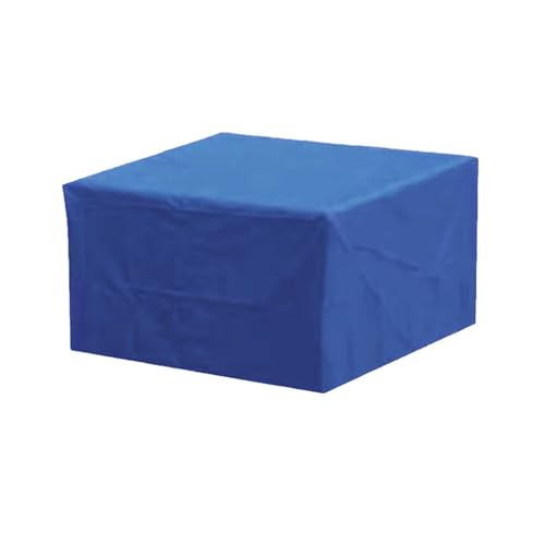 LQUOXH Gartenmöbel Abdeckung wasserdicht Heavy Duty 210D Oxford Anti UV Rattan Möbel Abdeckungen (Color : Blue, Size : 150x150x70CM) von LQUOXH
