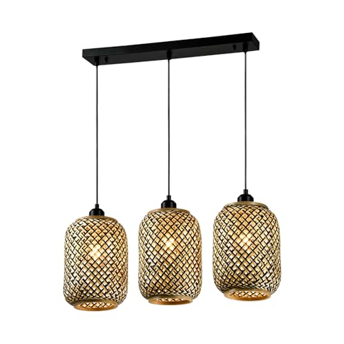 LQWELL® Pendellampe Hängelampe Laternen, Retro Hängeleuchte Pendelleuchte E27 Vertigo Lampe Kronleuchter Höhenverstellbare für Wohnzimmer Schlafzimmer Esszimmer Cafés Studio Bar Gang von LQWELL