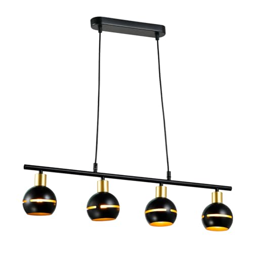 LQWELL® Pendellampe Modern Hängelampe, Retro Hängeleuchte Pendelleuchte, E14 Kronleuchter Mehrere Flammig für Wohnzimmer Schlafzimmer Esszimmer Cafés Studio Bar Geschäft von LQWELL
