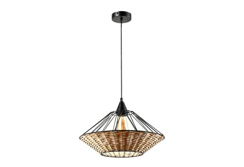 LQWELL LED Deckenleuchte E27 Hängelampe Pendellampe Schwarz, Retro Kronleuchter Hängeleuchte Pendelleuchte, ohne Leuchtmittel, Modern Höhenverstellbare Vertigo Lampe, für Schlafzimmer Wohnzimmer Esszimmer Cafés von LQWELL
