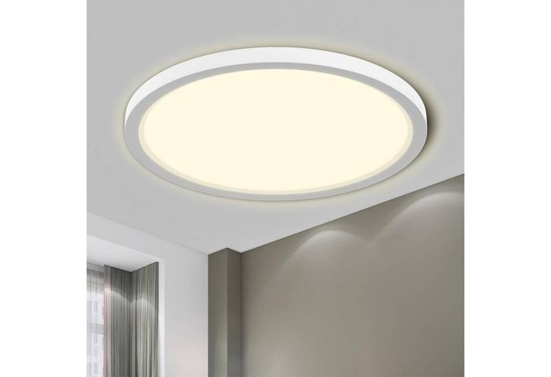 LQWELL LED Deckenleuchte LED-CEIL-RUND, LED fest integriert, neutralweiß, LED Deckenleuchte, 18W, 1600LM von LQWELL