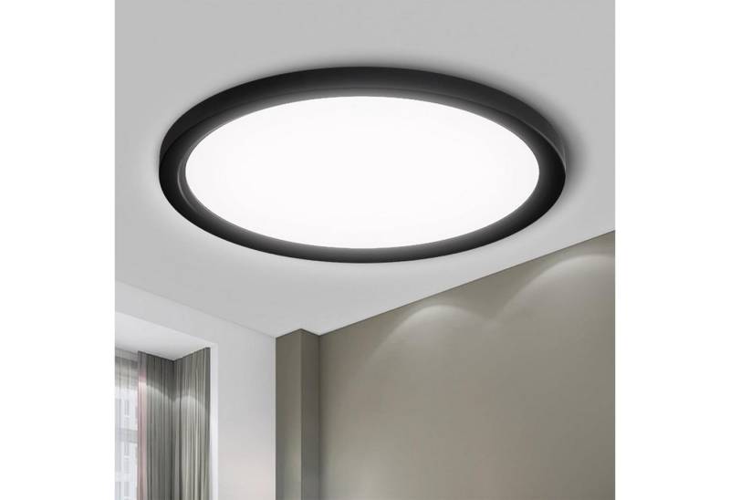 LQWELL LED Deckenleuchte LED-CEIL-RUND, LED fest integriert, neutralweiß, LED Deckenleuchte, 18W, 1600LM von LQWELL
