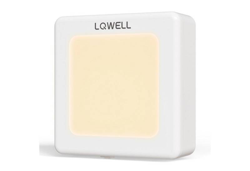 LQWELL LED Steckdosenleuchte Nachtlicht Steckdose Faltbar mit Dämmerungssensor, Nachtlampe Einstellbare Helligkeit, LED fest integriert, Automatisch Steckdosenlicht, Orientierungslicht Warmweiß, Bewegungsmelder, 1/2/3 Stück LED Nachtlicht Kinder von LQWELL