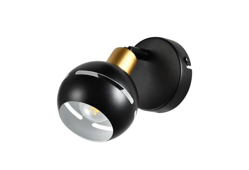 LQWELL Wandleuchte E27 Deckenlampe Drehbare Wandlampe, LED Deckenleuchte Strahler, Deckenstrahler, ohne Leuchtmittel, Wandspot im Retro-Industriestil, für Schlafzimmer Wohnzimmer Studio Bartheke Hotel Treppe Saal Keller von LQWELL