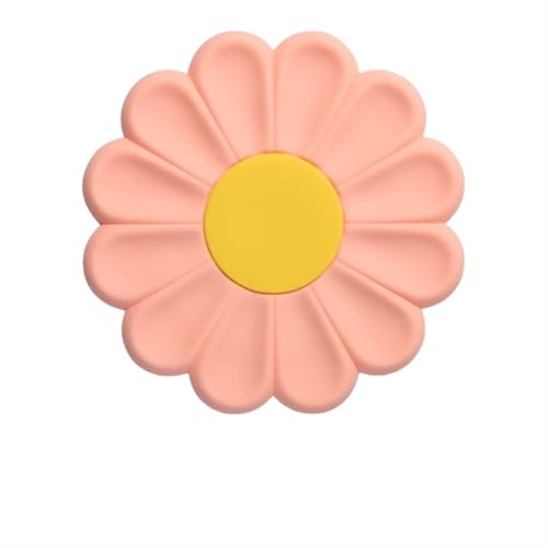 LQXHZ 2 Stücke Neue Gänseblümchen Blumen Isolierung Pad Einfache Nette Japanische Silikon Tischset Untersetzer Anti-verbrühungen Topf Pad(5) von LQXHZ