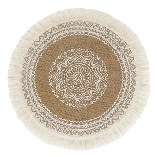 LQXHZ 38cm Tischgeschirr Hot Pad Coaster Kitchen Servietten SCAMAT Accessoire Couchtisch Matte Utensilien Geräte Zubehör Gadget Sets Dekor Dekor(E) von LQXHZ