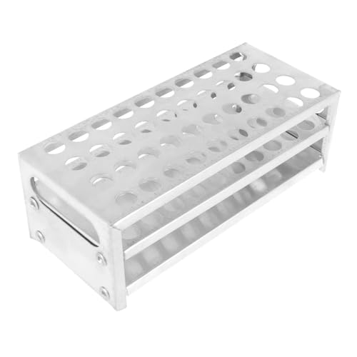 LQXHZ 40 stücke Reagenzglas Rack Blutentnahme Halter Schule Ausrüstung Lagerung Ganizer Aluminium Zentrifuge Rohr Display LQXHZ 40 stücke Reagenzglas Rack Blutentnahme Halter Schule Ausrüstung Lagerung Ganizer Aluminium Zentrifuge Rohr Display von LQXHZ