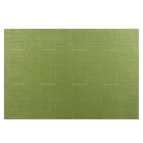 LQXHZ 6pcs schwarze Waschmaschinen Vinyl Vinyl PVC Getränkeplatzierung Nicht-rutschige Isolierung Taschen-Esszimmer-Dekorentischmatten(Horizontal green) von LQXHZ