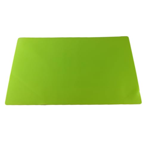 LQXHZ Große weiche Silikontischmatte Flat Choping Board Kinder Schüler Wärme Isolierung Tisch Laptop Schreibtisch Matte Backkneetenkissen(Green) von LQXHZ