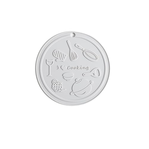 LQXHZ Silicone Placemats Compatible With Dining Table Mat Compatible With Coffee Tables Tableware Plates Cup Pads Coaster Set Kitchen Accessories Home Décor(Light grey) von LQXHZ