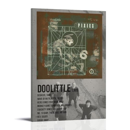 Doolittle PixiesArt Leinwanddruck von Ölgemälden, Reproduktion, moderner Leinwanddruck, Kunstwerk, abstrakte Landschaftsbilder, gedruckt auf Leinwand, Wandkunst für Zuhause, Büro, Dekorationen von LQYAIQ