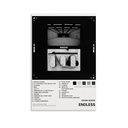 Endless Frank OceanArt Leinwanddruck von Ölgemälden, Reproduktion, moderner Leinwanddruck, Kunstwerk, abstrakte Landschaftsbilder, gedruckt auf Leinwand, Wandkunst für Zuhause, Büro, Dekoration von LQYAIQ