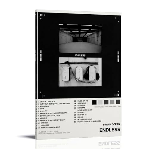 Endless Frank OceanArt Leinwanddruck von Ölgemälden, Reproduktion, moderner Leinwanddruck, Kunstwerk, abstrakte Landschaftsbilder, gedruckt auf Leinwand, Wandkunst für Zuhause, Büro, Dekorationen von LQYAIQ