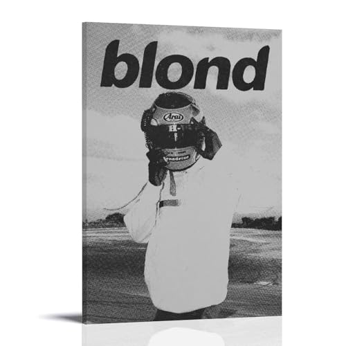 Frank Ocean BlondArt Leinwanddruck von Ölgemälden, Reproduktion, moderner Leinwanddruck, Kunstwerk, abstrakte Landschaftsbilder, gedruckt auf Leinwand, Wandkunst für Zuhause, Büro, Dekorationen von LQYAIQ