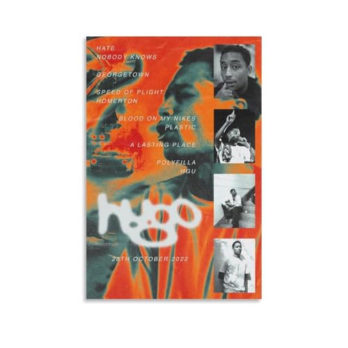 Hugo by Loyle CarnerArt Leinwanddruck von Ölgemälden, Reproduktion, moderner Leinwanddruck, Kunstwerk, abstrakte Landschaftsbilder, gedruckt auf Leinwand, Wandkunst für Heimbüro-Dekorationen von LQYAIQ