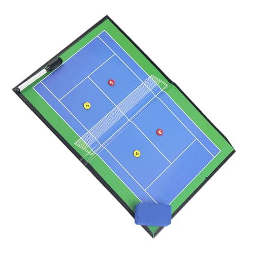 Faltbares Magnetisches Tennis Taktikboard Whiteboard mit Marker, Taktiktafel Tennis Trainingshilfe mit Trocken Abwischbarem Marker von LQYDQSC