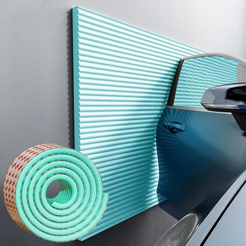 Garagen Wandschutz Türkantenschutz Garagenwandschutz, Wandpaneele Gepolstert Kinderzimmer Wand 200cm Wandkissen Selbstklebend Kinderzimmer(Green) von LQYDQSC