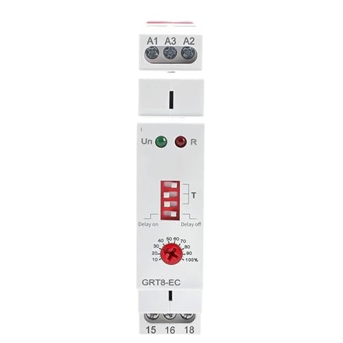 1 stücke GRT8-EC 10A auf Verzögerung aus Verzögerung Zeitrelais AC220V 380V ACDC24V-240V Timer Verzögerung Relais(GRT8-EC AC230V) von LREDONM