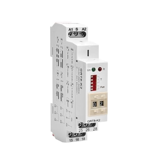 1 stücke GRT8-K Digitale Einstellung Multifunktions Timer Relais 12V 48V 24V 110V 220V 230V Verzögerung auf Verzögerung aus Relais(GRT8-K2 ACDC12V-240V) von LREDONM