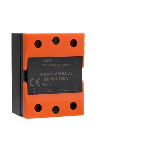1 stücke GSR1-1 Halbleiterrelais SSR-10DA SSR-25DA SSR-40DA 10A 25A 40A Tatsächlich 3-32VDC ZU 24-380V AC SSR 10DD 25DD 40DD 10A-120A(DC to DC,GSR1-1-25A) von LREDONM