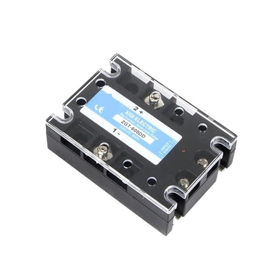 1 stücke SSR-600DD 600A 220V 600V Große Spannung Einzigen 1Phase JGX DC Steuerung DC Kühlkörper 3-32VDC Zu 5-220VDC 600A DD Solid State Relais(3-L With 12VDC fan) von LREDONM