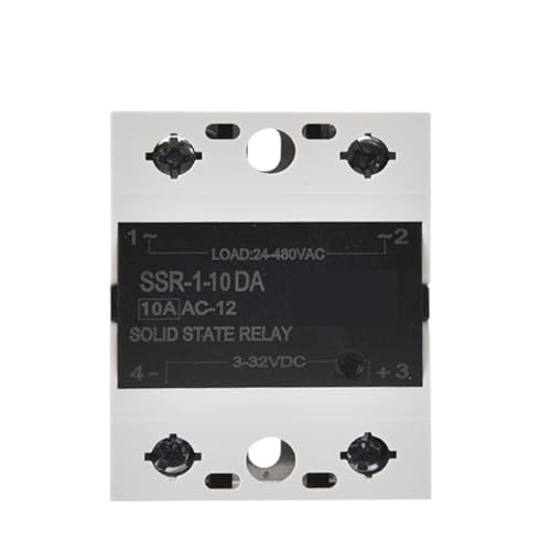 1 stücke Solid State Relais 10A 25A 40A DA Einphasig DC Zu AC Kühlkörper for 3V 12V 32VDC Last 24V 48V 220V 480VAC SSR-10DA 25DA 40DA(For 10A-40A) von LREDONM