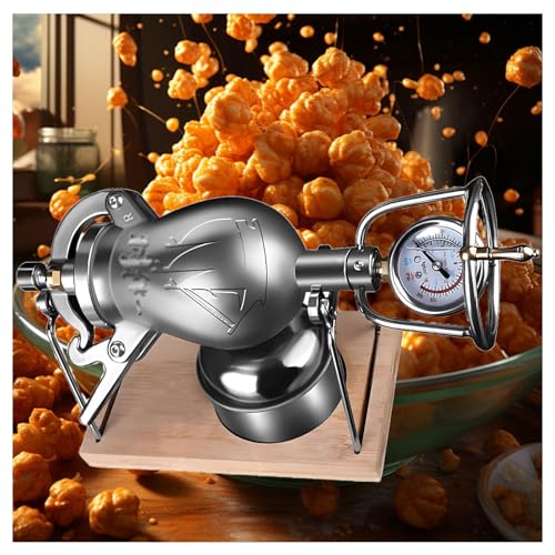 DIY-Popcorn Popcorn-Kanone ， Popcorn-Kanone Material: Edelstahl 304 ， Popcorn-Kanone Für Mais, Reis, Sojabohnen, Mungbohnen,Ordinary von LRF-yxkj