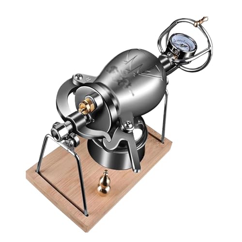 Ein Präzisionsdruckmessgerät Hand-Popcornmaschine ， Popcorn-Kanone Material: Edelstahl 304 ， Mini Popcornmaschine Für Familienfeiern und Partyspaß,Upgraded von LRF-yxkj
