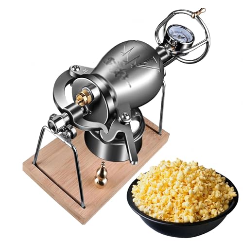 Ein Präzisionsdruckmessgerät Popcorn-Kanone ， Hand-Popcornmaschine Material: Edelstahl 304 ， Generisch Popcornkanone Für Familienfeiern und Partyspaß,Ordinary von LRF-yxkj