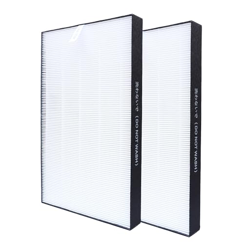 KC-A51RW True HEPA filter Ersatz für Sharp FZ-C100HFU KC-850U Luftreiniger FZ-A51HFR FZ-A51DFR KC-A51RW, KC-A51RB Filterteile (2 * HEPA filter) von LRFDRESS