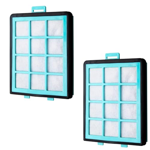 LRFDRESS 2 Stück waschbarer Hepa-Filter Ersatz für Philips FC8760 FC8764 FC8766 FC8767 FC8768 FC8769 FC9720 FC9721 Staubsaugerfilter Ersatzteile von LRFDRESS