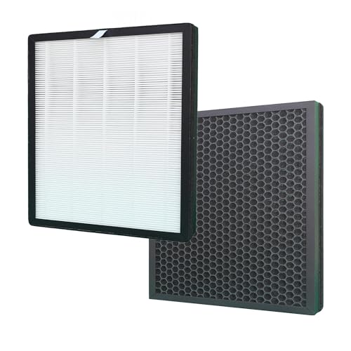 LRFDRESS AC4158 Luftreiniger Filter für Philips AC4125 AC4158/00 AC4080/10 True HEPA und Aktivkohle 2-in-1 Kompositfilter Ersatz von LRFDRESS