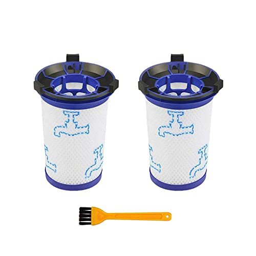 LRFDRESS Ersatzfilter für Rowenta Air Force 360 RH9037 RH9038 RH9039 RH9051WO RH9057WO RH9086WO Staubsauger (in Alternative zu ZR009001) (2 x Filter + 1 x kostenlose Reinigungsbürste .) von LRFDRESS