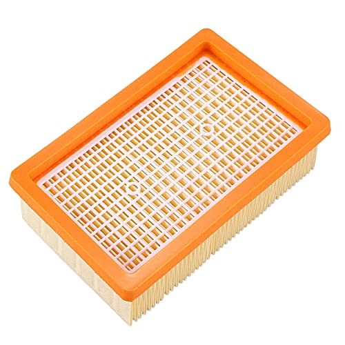 LRFDRESS Flachfaltenfilter Kompatibel mit Kärcher MV4 MV5 MV6 WD4 WD5 WD6 Staubsauger Ersatz für 2.863-005.0 Filter für Zuhause oder Geschäft (1 Stück) von LRFDRESS